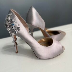 Antonio Melani Embellished Satin Heels – Women's‎ 8M